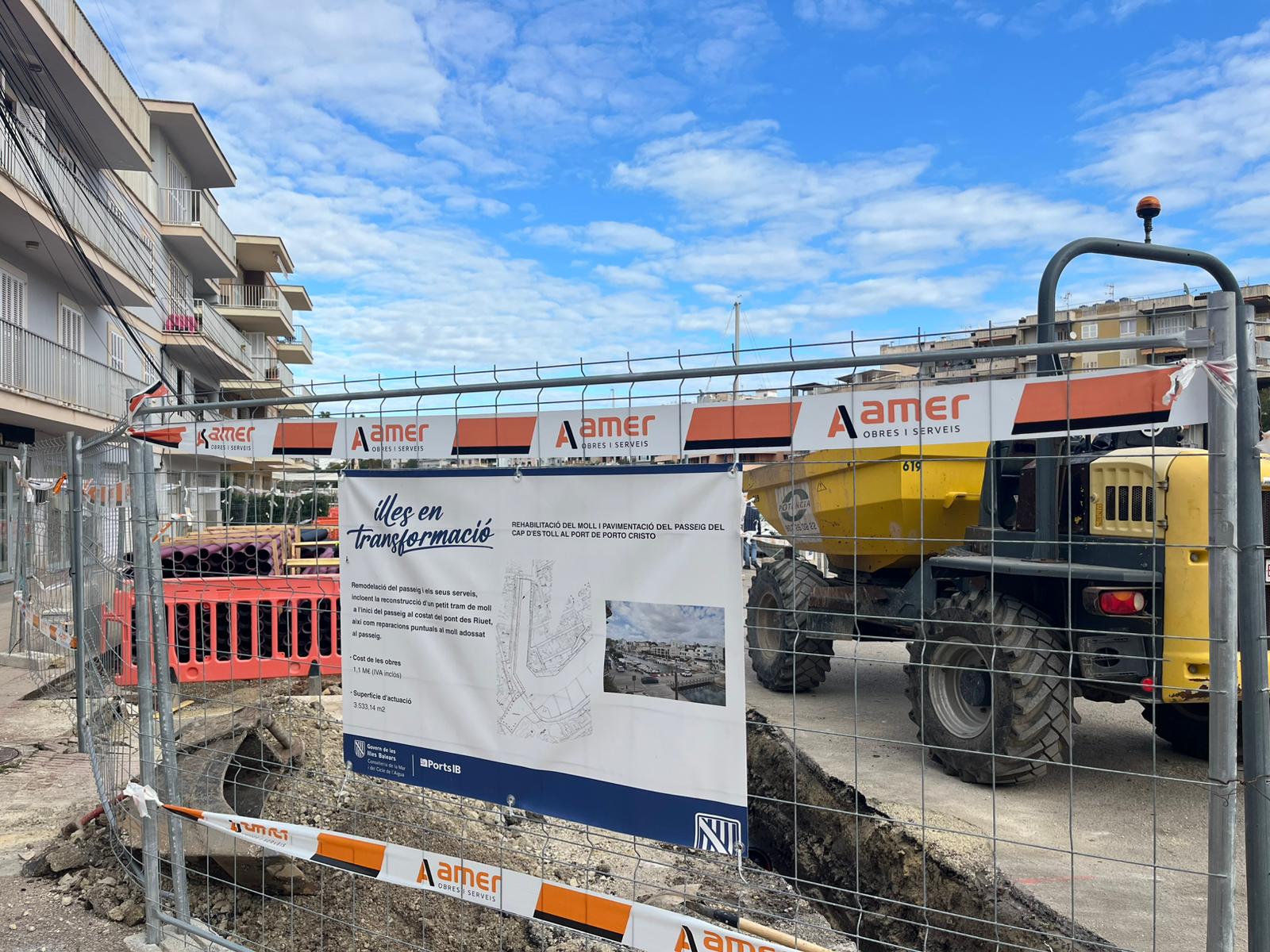 noticias náuticas, actualidad náutica, portsin, porto cristo, obras, muelle, reformas, náutica, sect