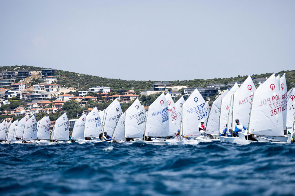 noticias náuticas, actualidad náutica, campeonato de europa de optimist, lluc bestard, rcnp, real cl