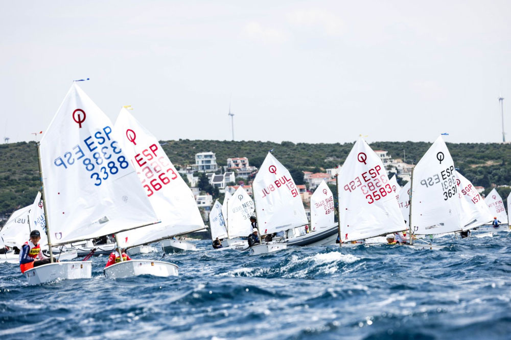 noticias náuticas, actualidad náutica, campeonato de europa de optimist, lluc bestard, rcnp, real cl