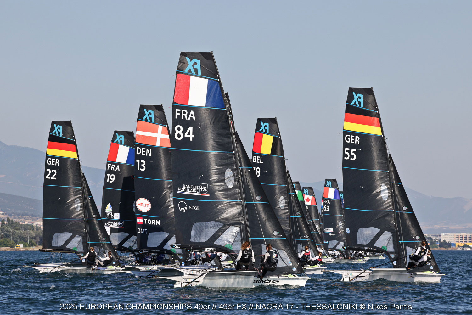 noticias náuticas, actualidad náutica, mar gil, campeonato europeo de 49er, 49er FX, Nacra 17, regat