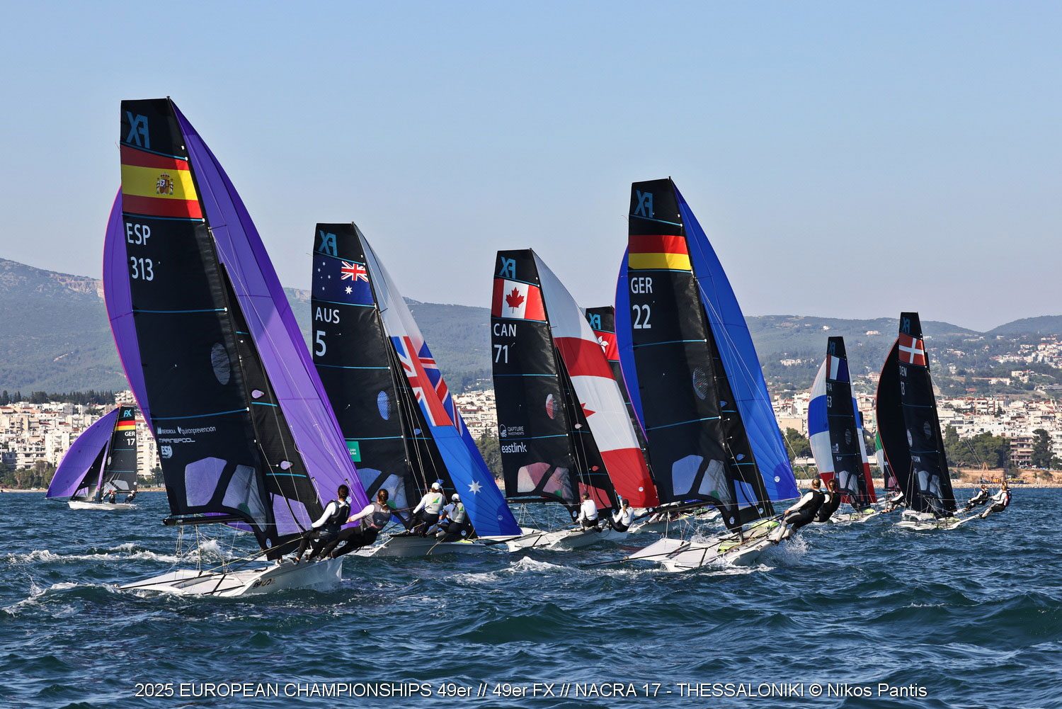 noticias náuticas, actualidad náutica, mar gil, campeonato europeo de 49er, 49er FX, Nacra 17, regat