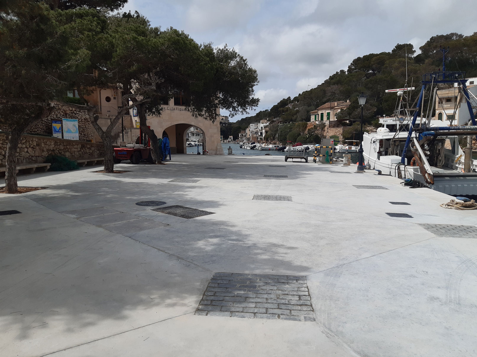 nautical news, nautical news, portsib, ports de balears, cala figuera, pavement, ports, port works, 