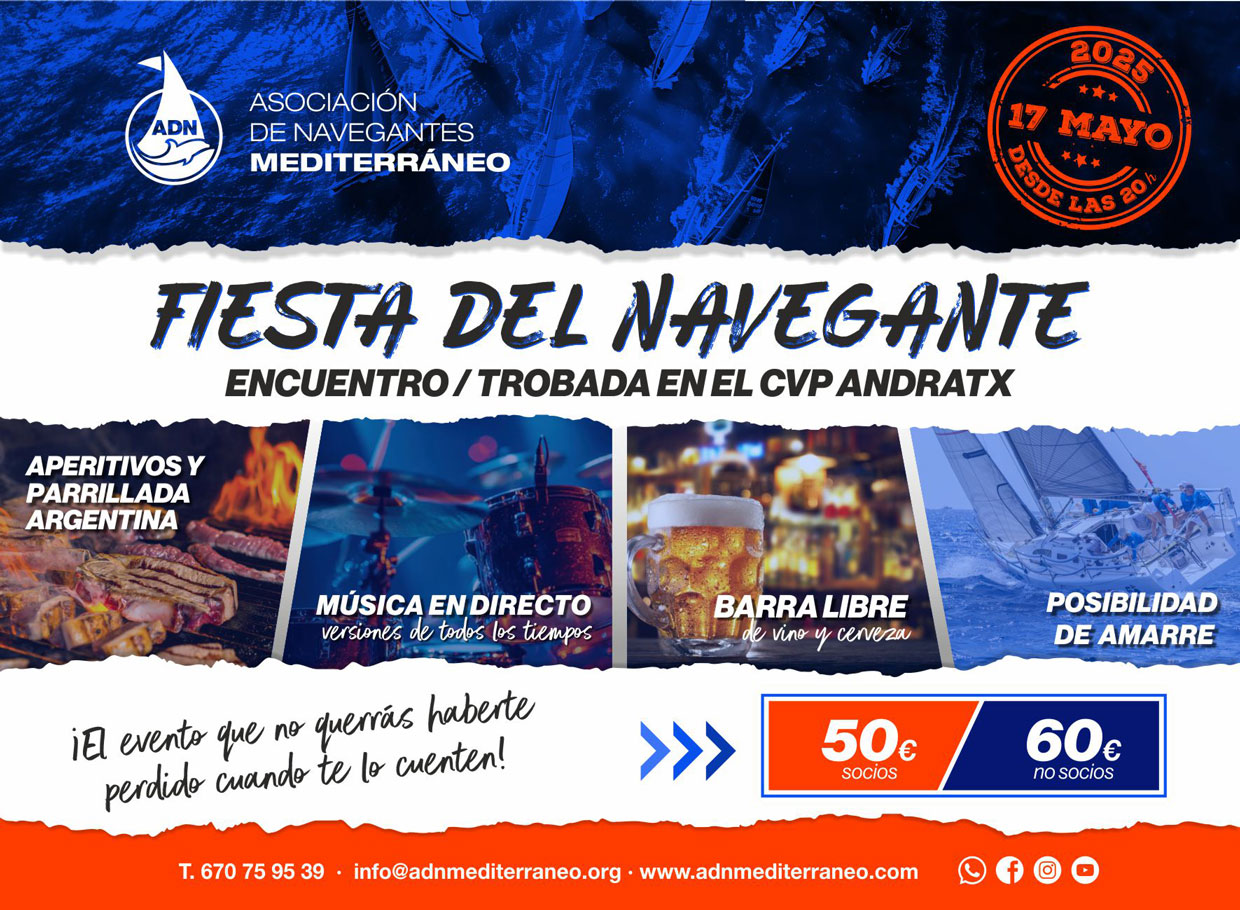 noticias náuticas, actualidad náutica, fiesta del navegante, adn, asociación de navegantes del medit