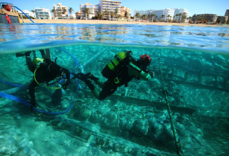 nautical news, nautical news, shipwreck, ses fontanelles, consell de mallorca, arqva, shipwreck extr