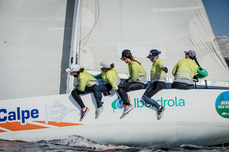 noticias náuticas, actualidad náutica, solgreen, liga iberdrola, vela femenina, regata, regatista, v