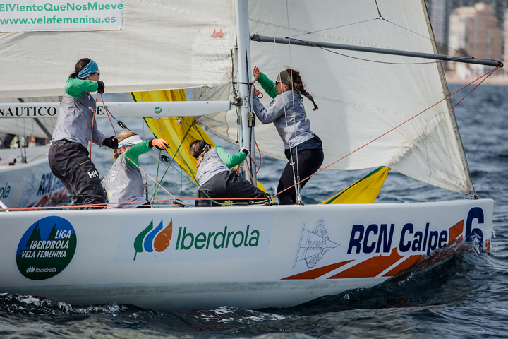 noticias náuticas, actualidad náutica, solgreen, liga iberdrola, vela femenina, regata, regatista, v