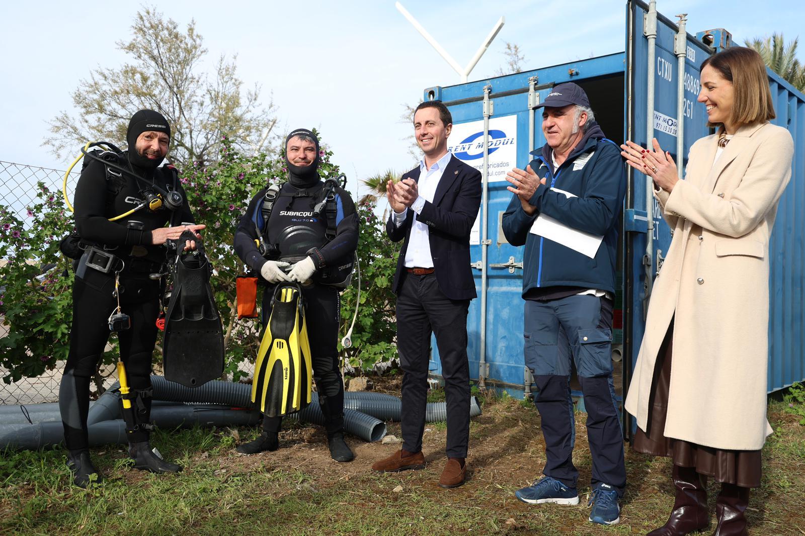 noticias náuticas, actualidad náutica, pecio, ses fontanelles, consell de mallorca, arqva, extracció