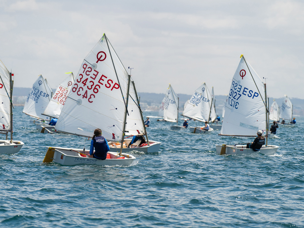 noticias náuticas, actualidad náutica, club nàutic portitxol, mamá optimist, optimist, regata, regat