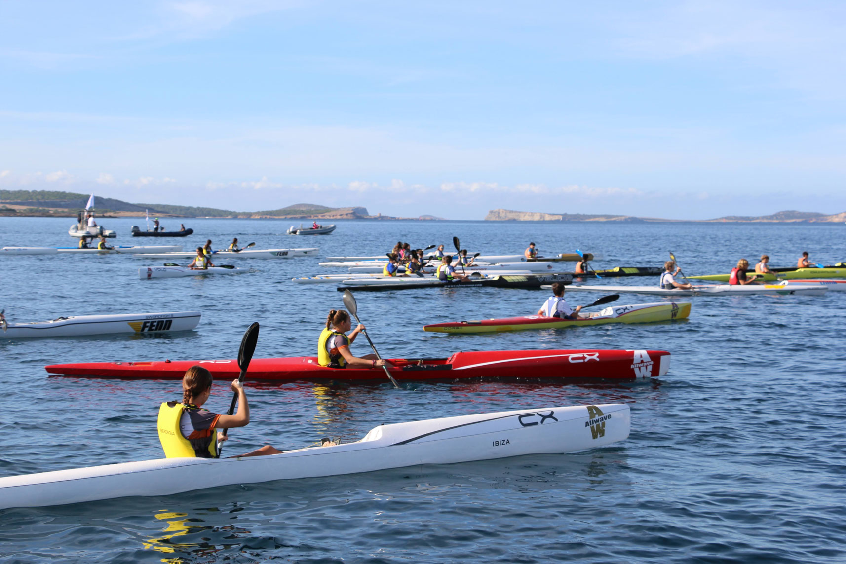 noticias náuticas, actualidad náutica, Copa Balear de Kayak de Mar, cni, club náutico ibiza, palista