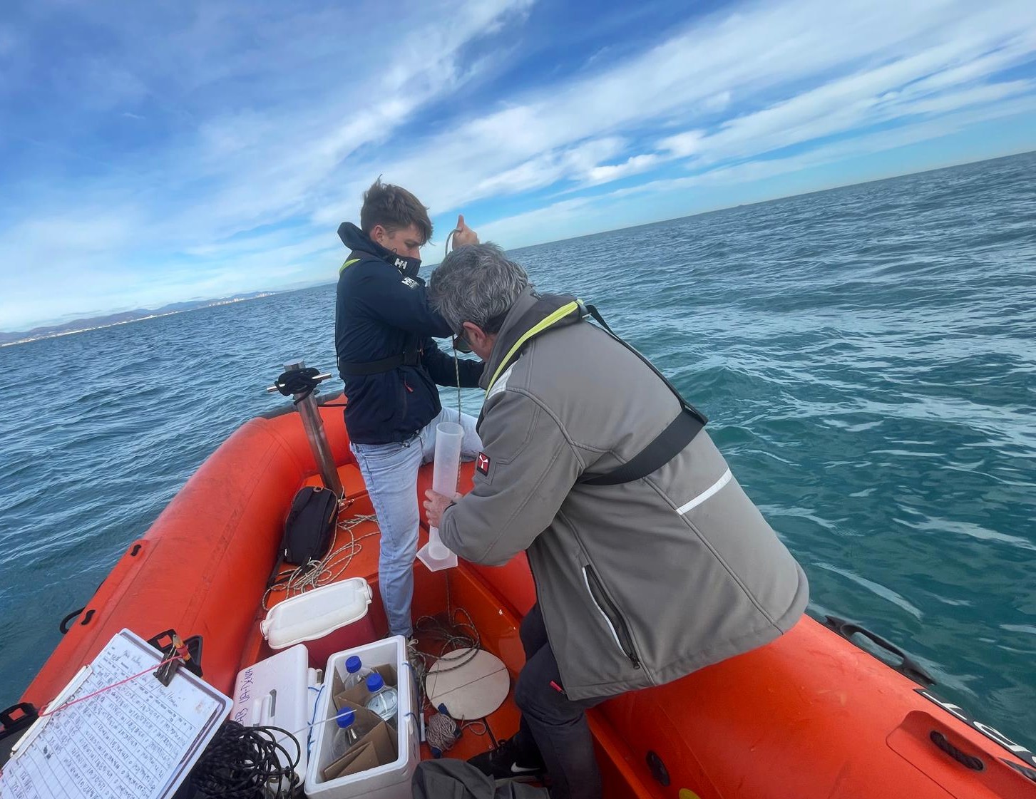 noticias náuticas, actualidad náutica, marina port de valencia, muestreo de agua, medio ambiente, cá