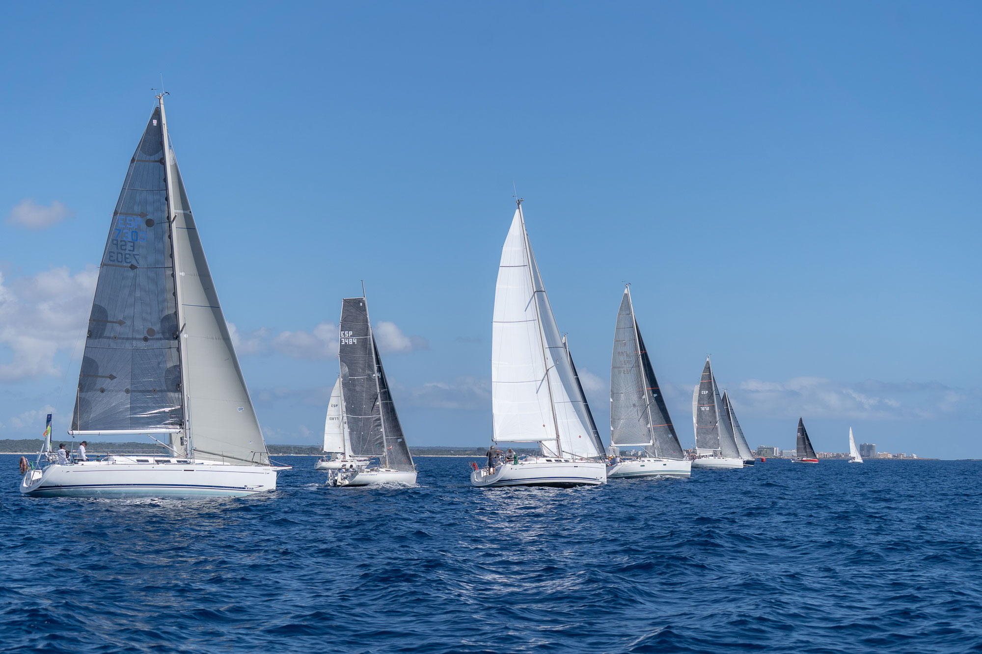 150 millas, regata, vela, crucero, Club Nàutic Sa Ràpita (CNR), clase Crucero, RI, ORC, Ciutadella, 
