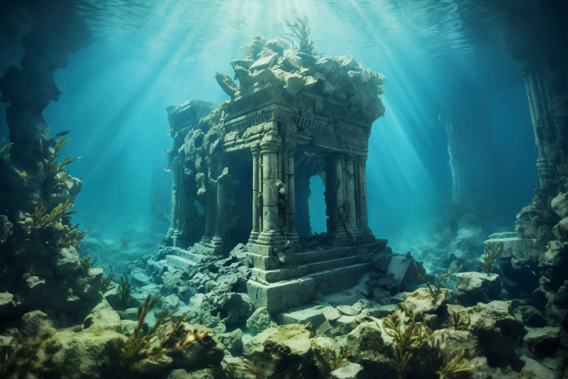 noticias náuticas, actualidad náutica, la atlántida, mitos, leyendas, atlantis, ciudad bajo el agua,