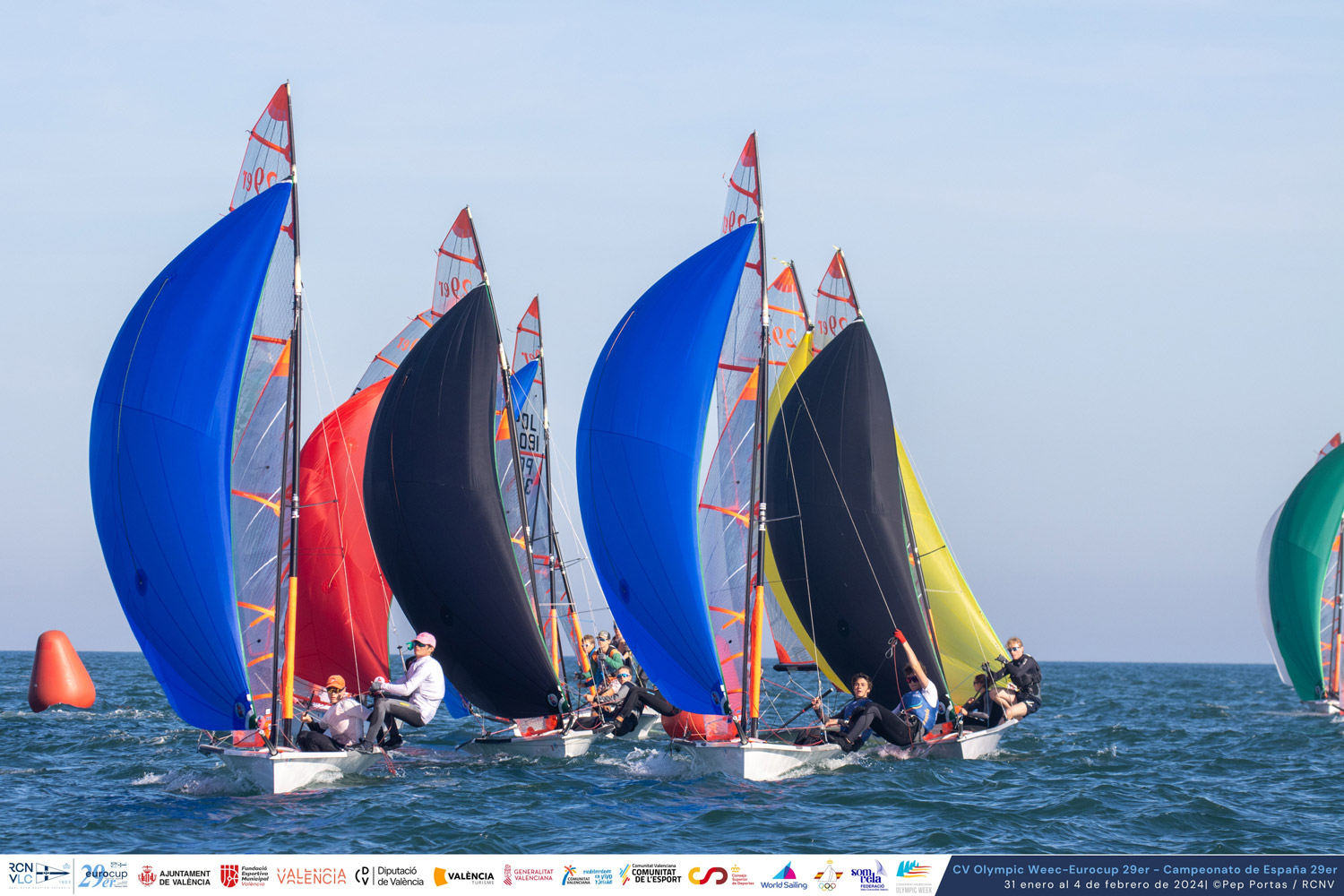 noticias náuticas, actualidad náutica, 29er, olympic week valencia, regata, regatista, vela, embarca