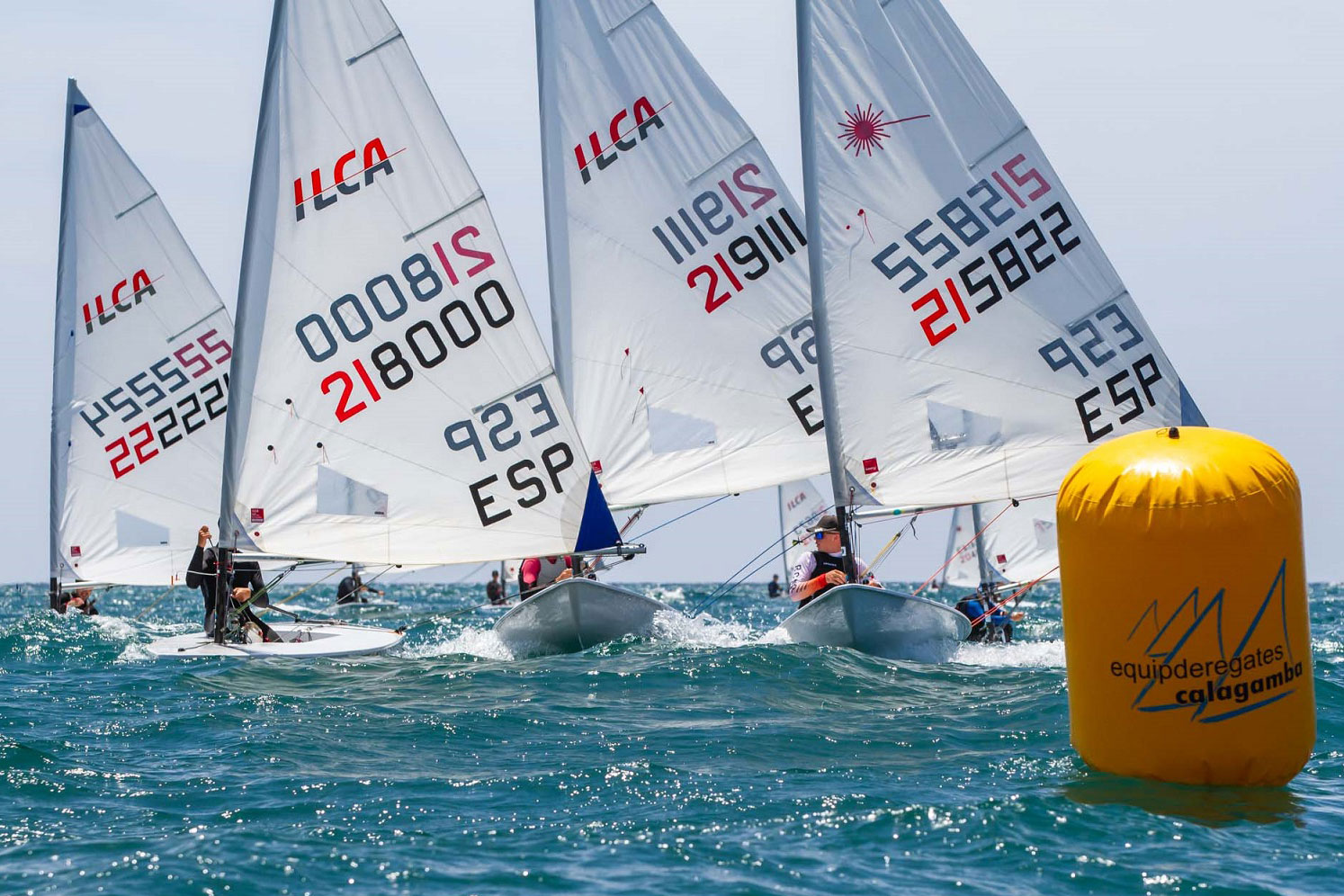 noticias náuticas, actualidad náutica, ilca 6, setmana de la vela, club nàutic cala gamba, regata, r