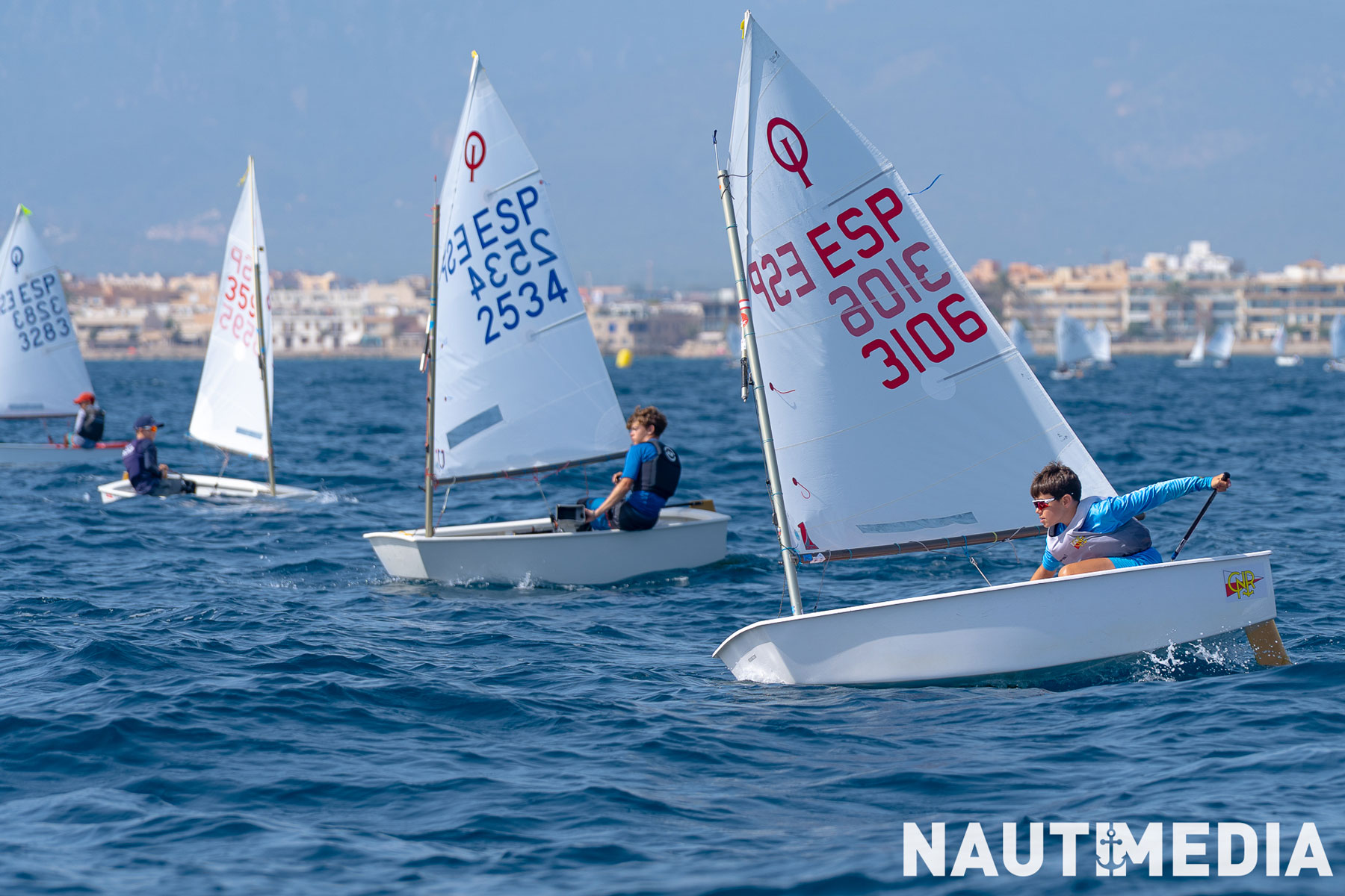noticias náuticas, actualidad náutica, trofeo mamá optimist, mamá optimist, club nàutic portitxol, c