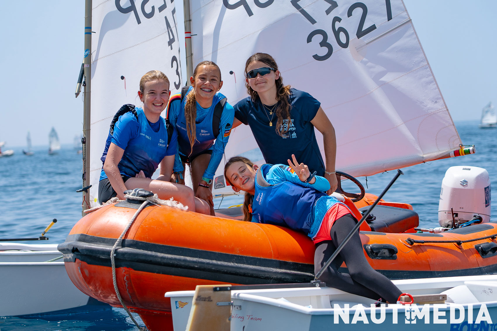 noticias náuticas, actualidad náutica, trofeo mamá optimist, mamá optimist, club nàutic portitxol, c