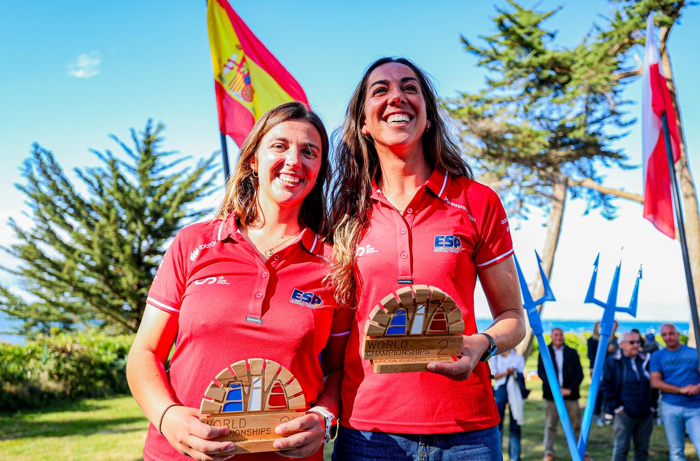 La mallorquina Paula Barceló, subcampeona del mundo de 49er FX