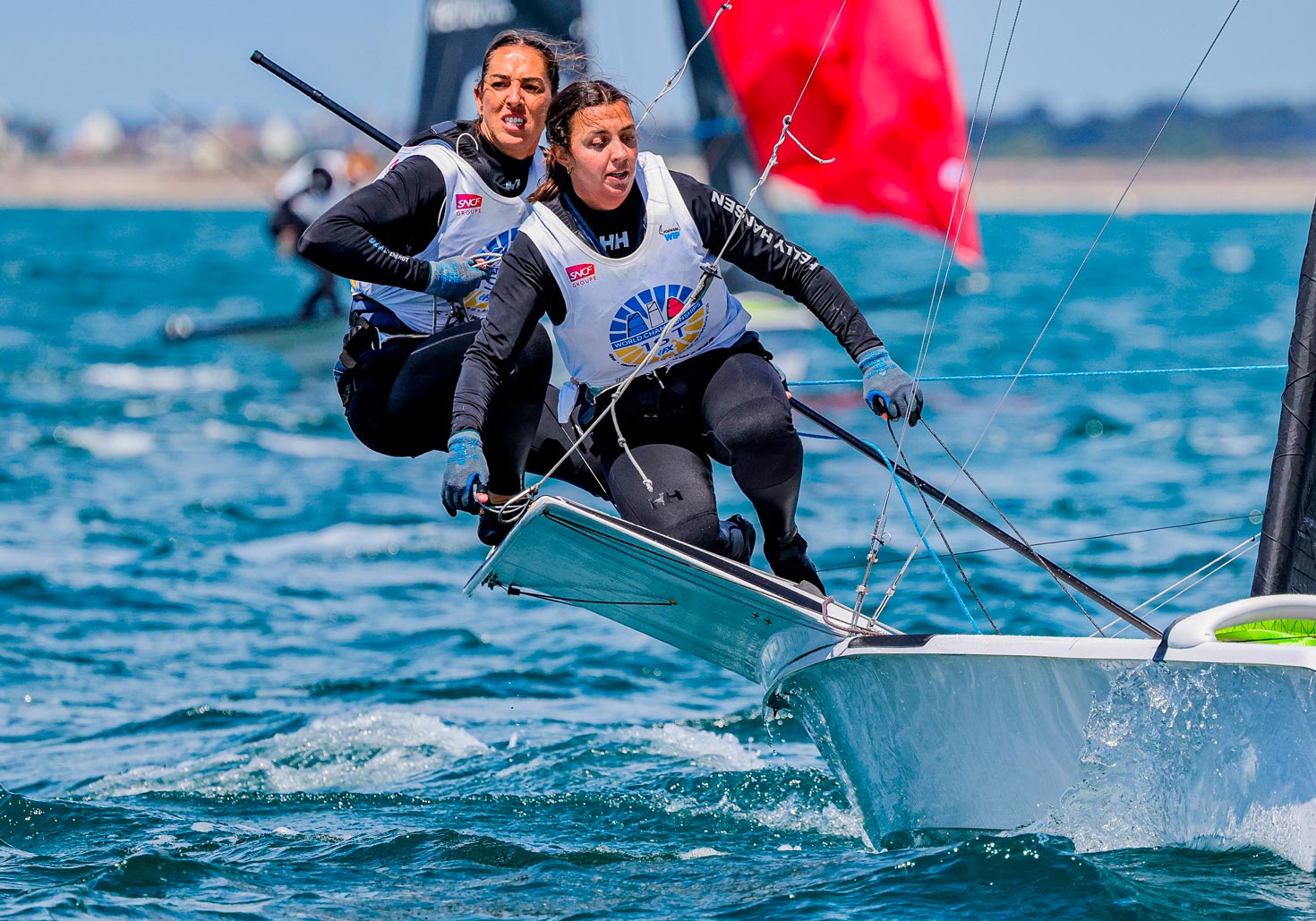 La mallorquina Paula Barceló, subcampeona del mundo de 49er FX
