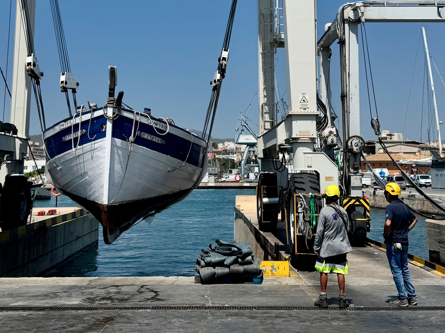 noticias náuticas, actualidad náutica, stp shipyard palma, rafael, llaüt, embarcación histórica, mes