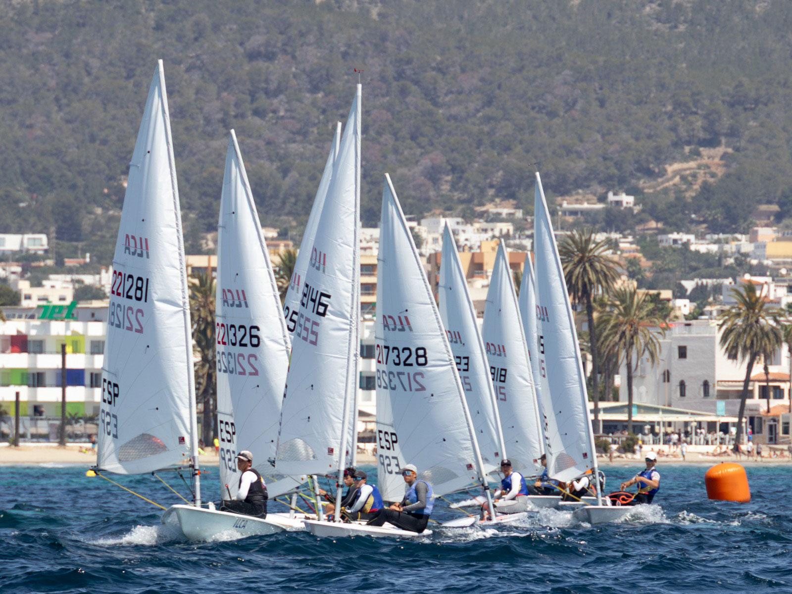 noticias náuticas, actualidad náutica, campeonato de españa de ilca 7, club náutico de ibiza, marc o