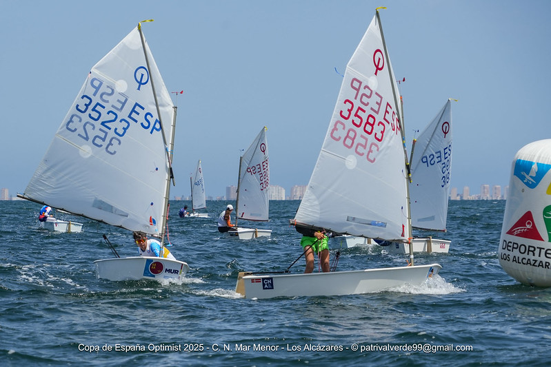 noticias náuticas, actualidad náutica, copa nacional de optimist, club náutico mar menor, regata, re