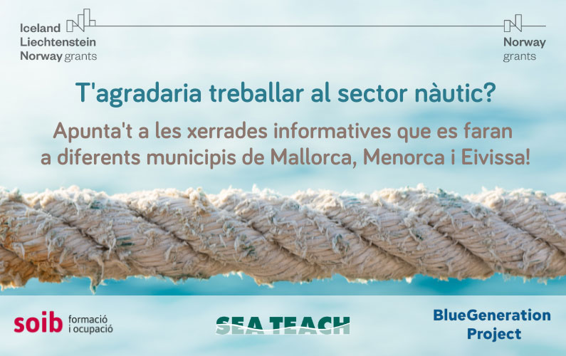 actualidad náutica, noticias náuticas, soib, formación, bluegeneration, ayuntamiento llucmajor, sect