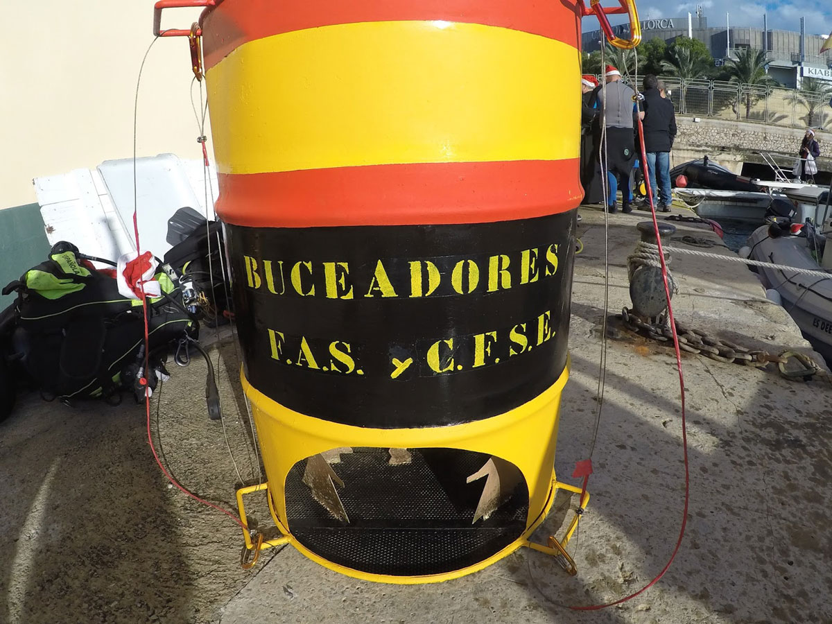 actualidad náutica, noticias náuticas, belén, bidón, fortí, club de buceo, fuerzas y cuerpos de segu