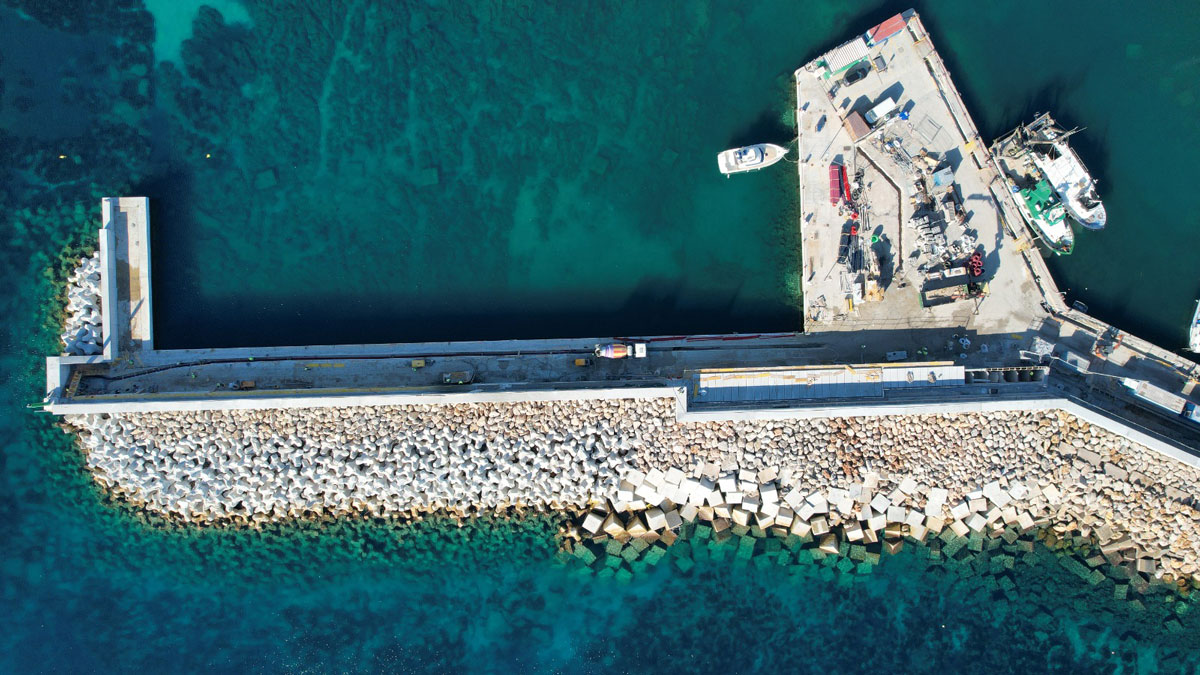 Un proyecto sostenible para reforzar el dique del puerto de Cala Ratjada