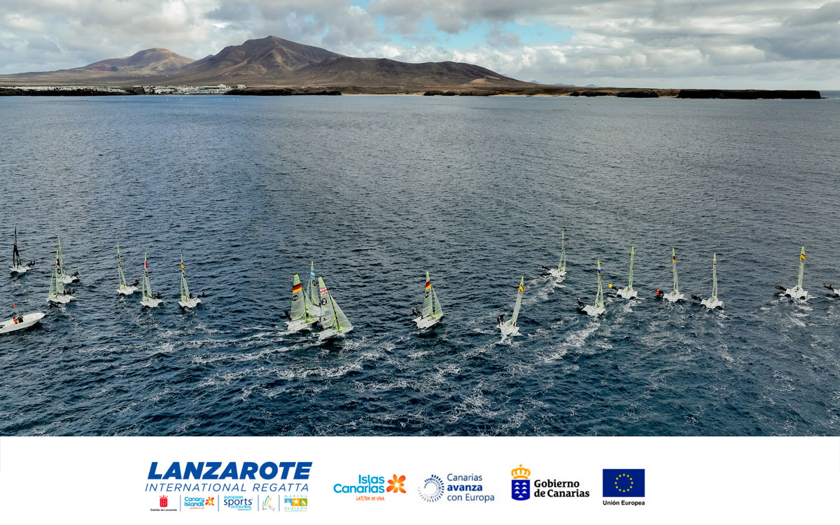actualidad náutica, noticias náuticas, Lanzarote, International Regatta, iqfoil, nacra, 49er, 470, c