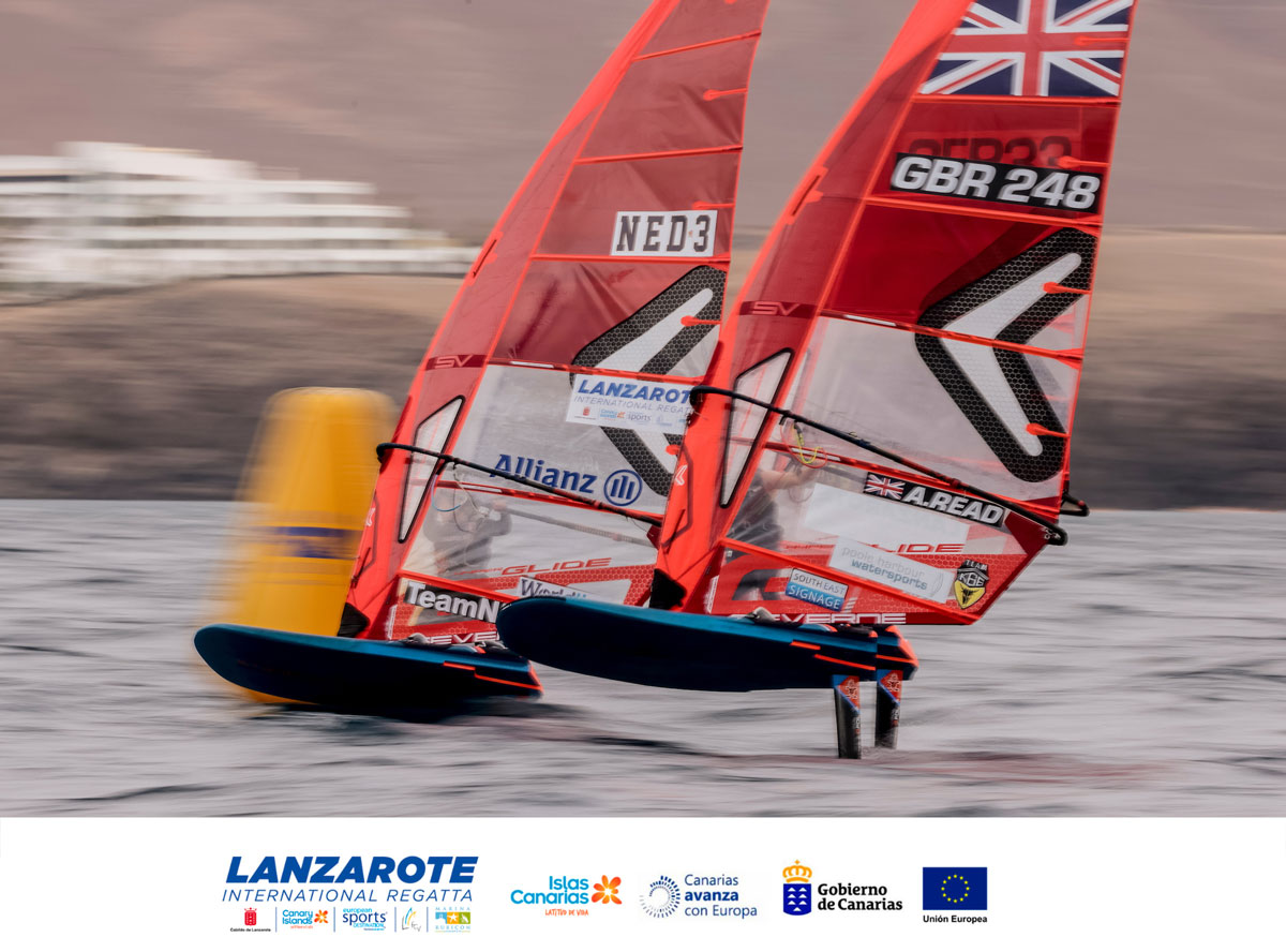 actualidad náutica, noticias náuticas, Lanzarote, International Regatta, iqfoil, nacra, 49er, 470, c