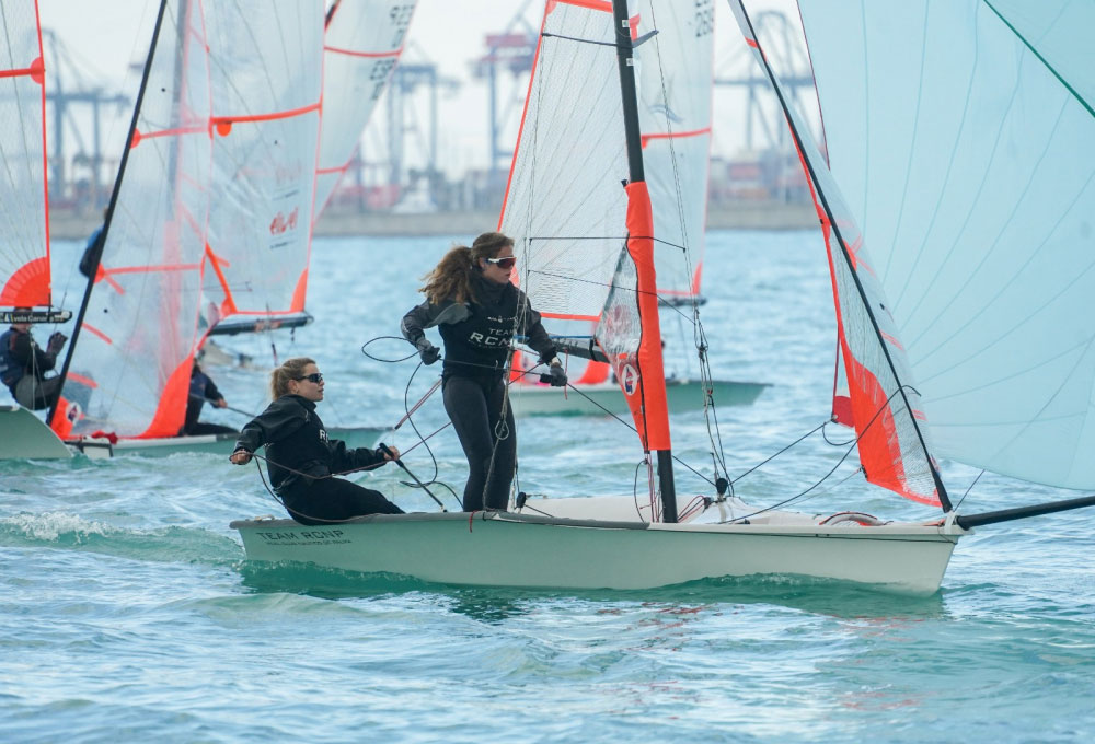 Susana Bestrad y Mª Teresa Martín se alzan con la Copa de España 29er en la Valencia Olympic Week
