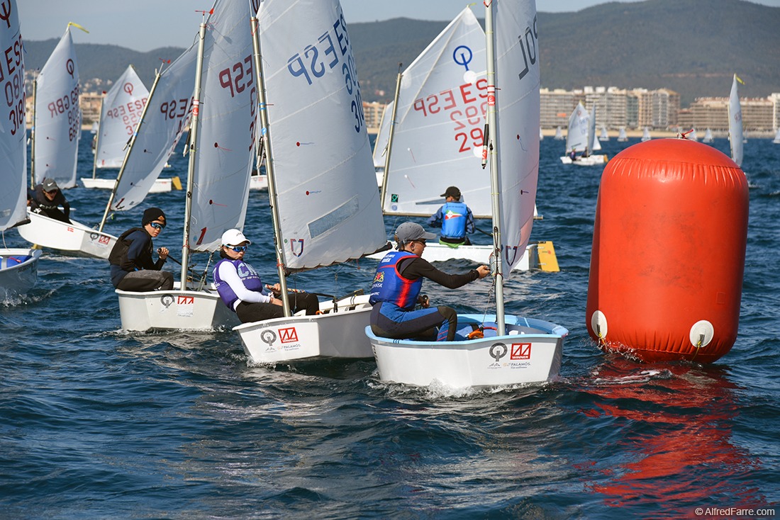 actualidad náutica, noticias náuticas, optimist, circuito, international vila, palamós, optimist tro