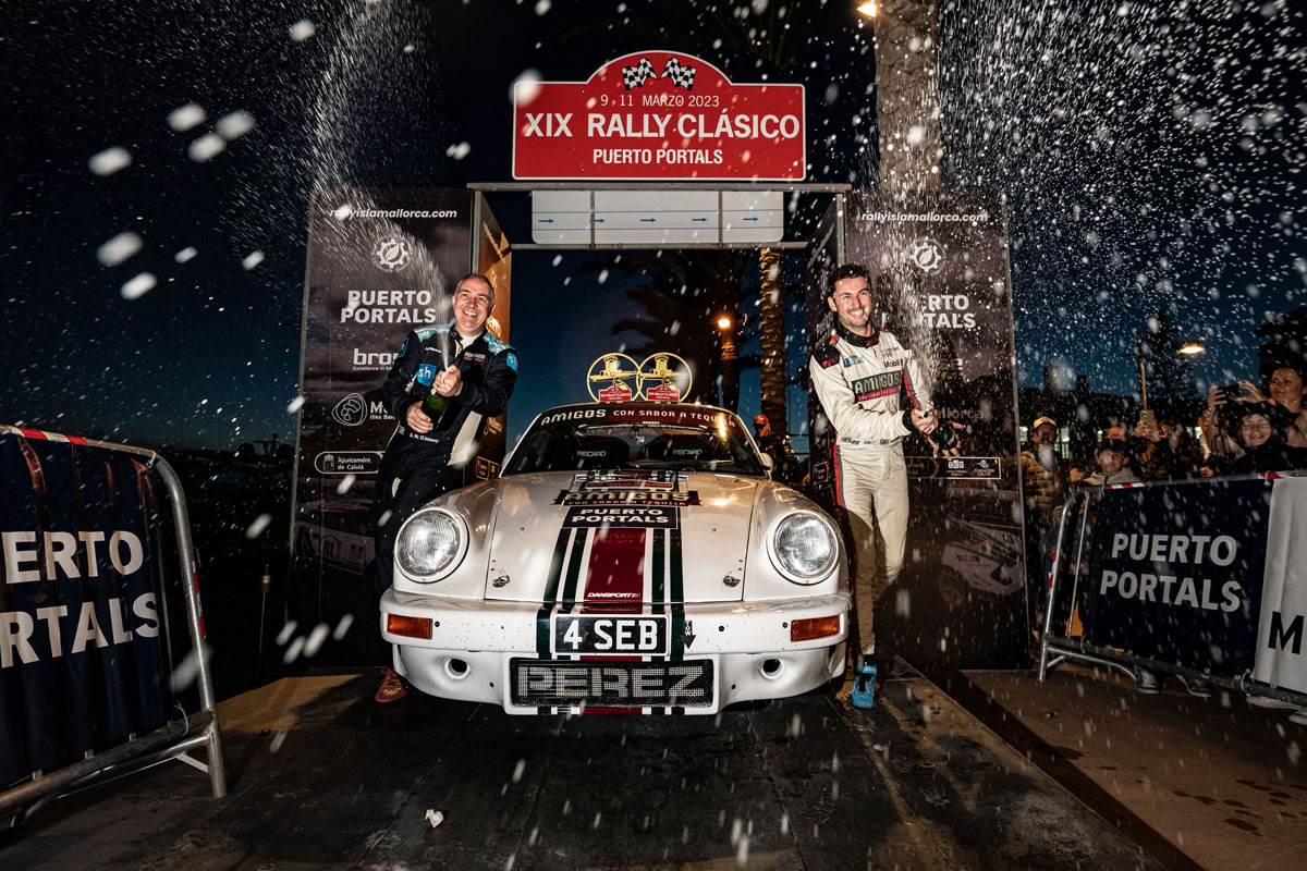 El piloto británico Seb Perez revalida título en el Rally Clásico Isla de Mallorca