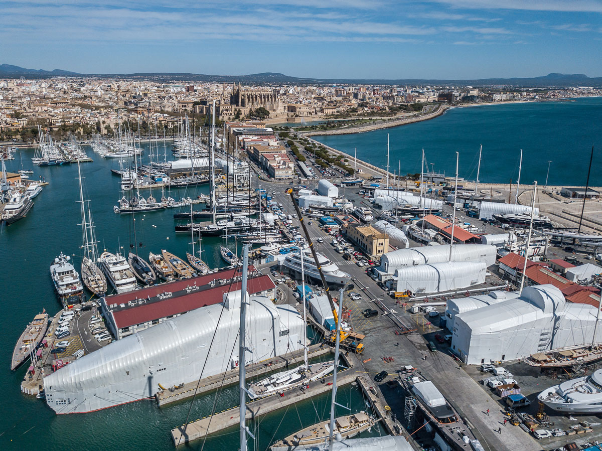 Mallorca, referente internacional en reparación y mantenimiento de embarcaciones 