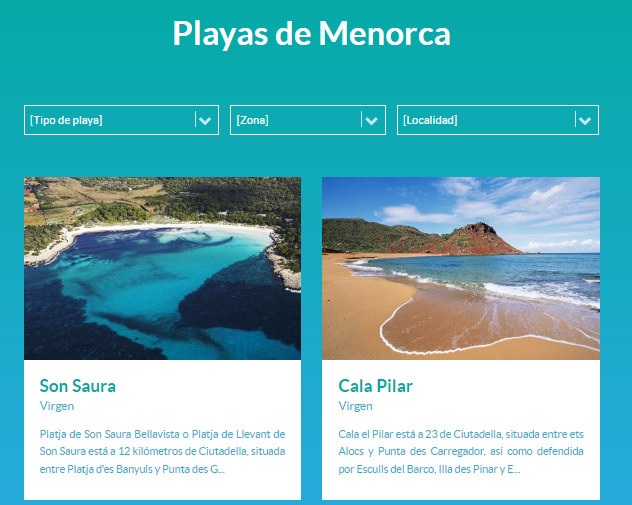 actualidad náutica, noticias náuticas, menorca, playas, aparcamiento, aplicación, estado, parking, a
