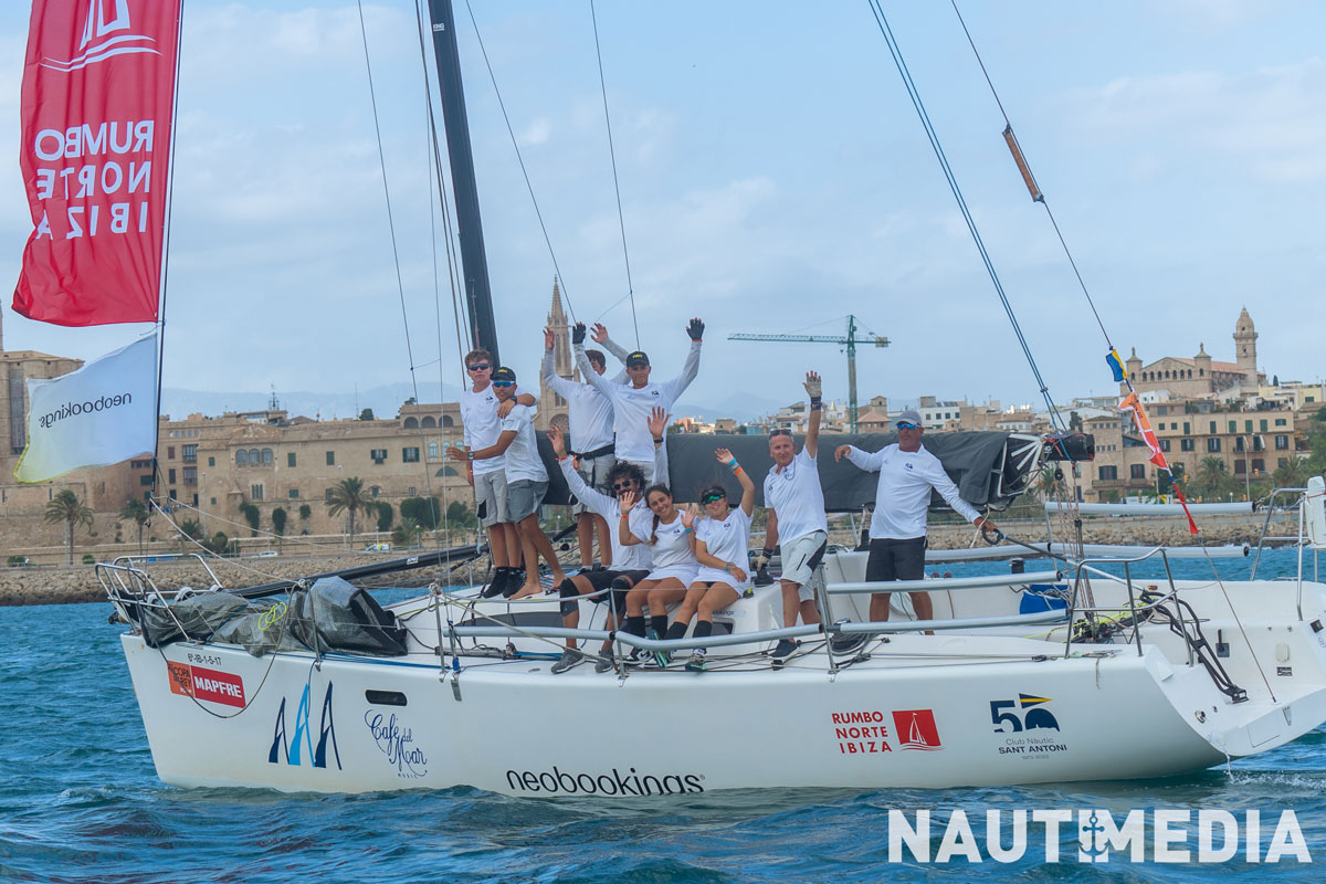 El ‘Nàutic Café del Mar’ destaca en la Copa del Rey por tener la tripulación más joven de la regata