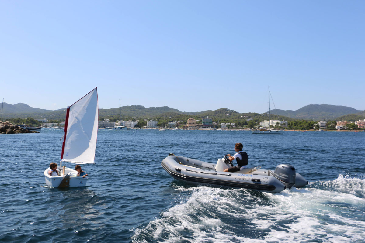 Club Nàutic Sant Antoni increases safety measures for activities in the bay