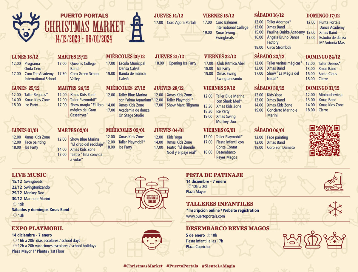 Vuelve la magia del Christmas Market a Puerto Portals
