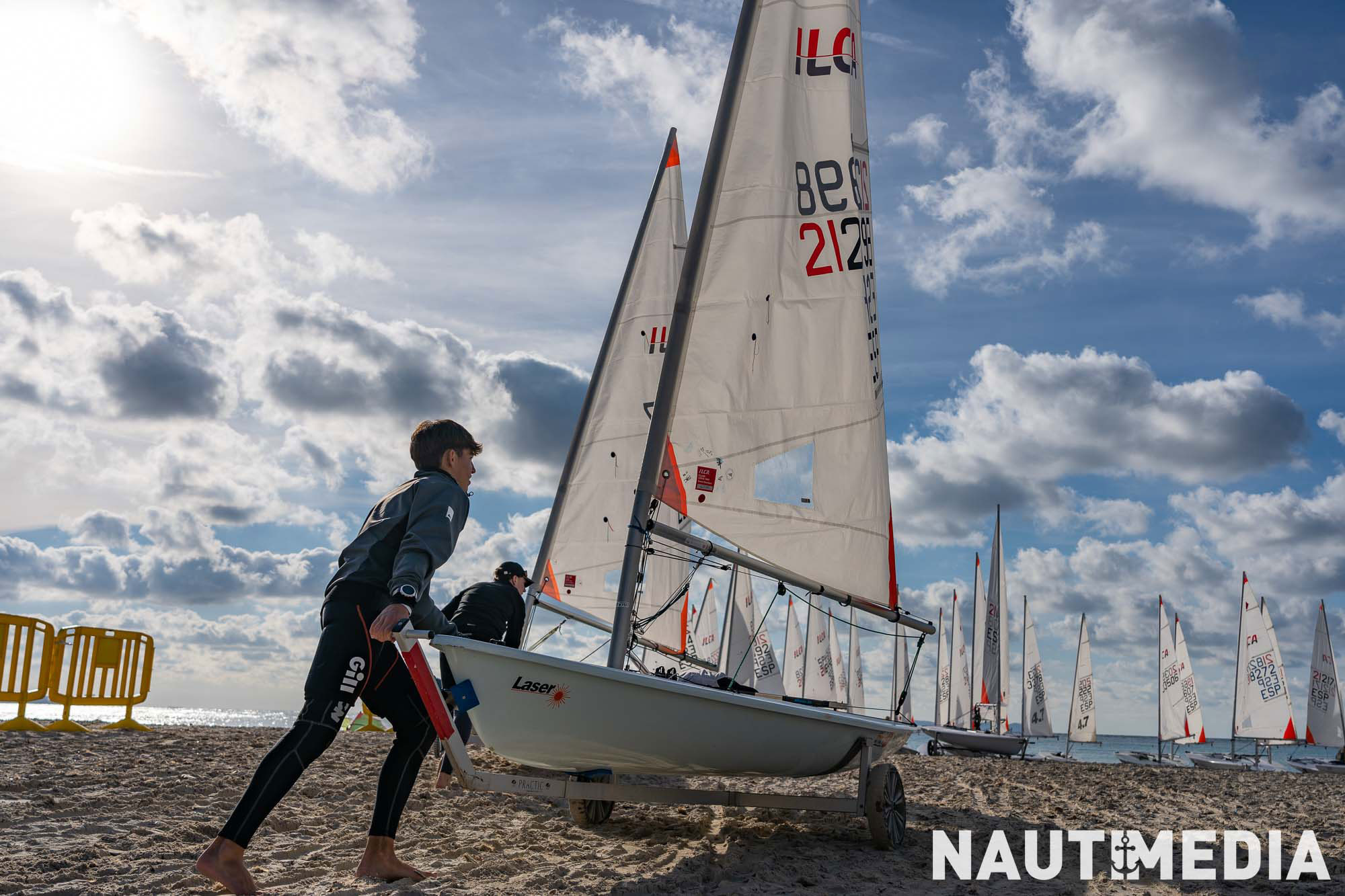 ACTUALIDAD náutica, noticias náuticas, club nàutic sa ràpita, campeonato de baleares, ILCA, ILCA 4, 
