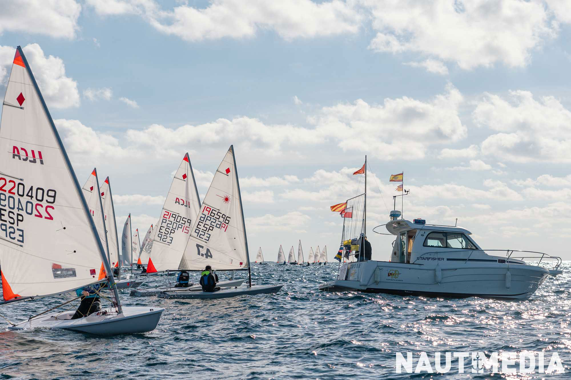 ACTUALIDAD náutica, noticias náuticas, club nàutic sa ràpita, campeonato de baleares, ILCA, ILCA 4, 