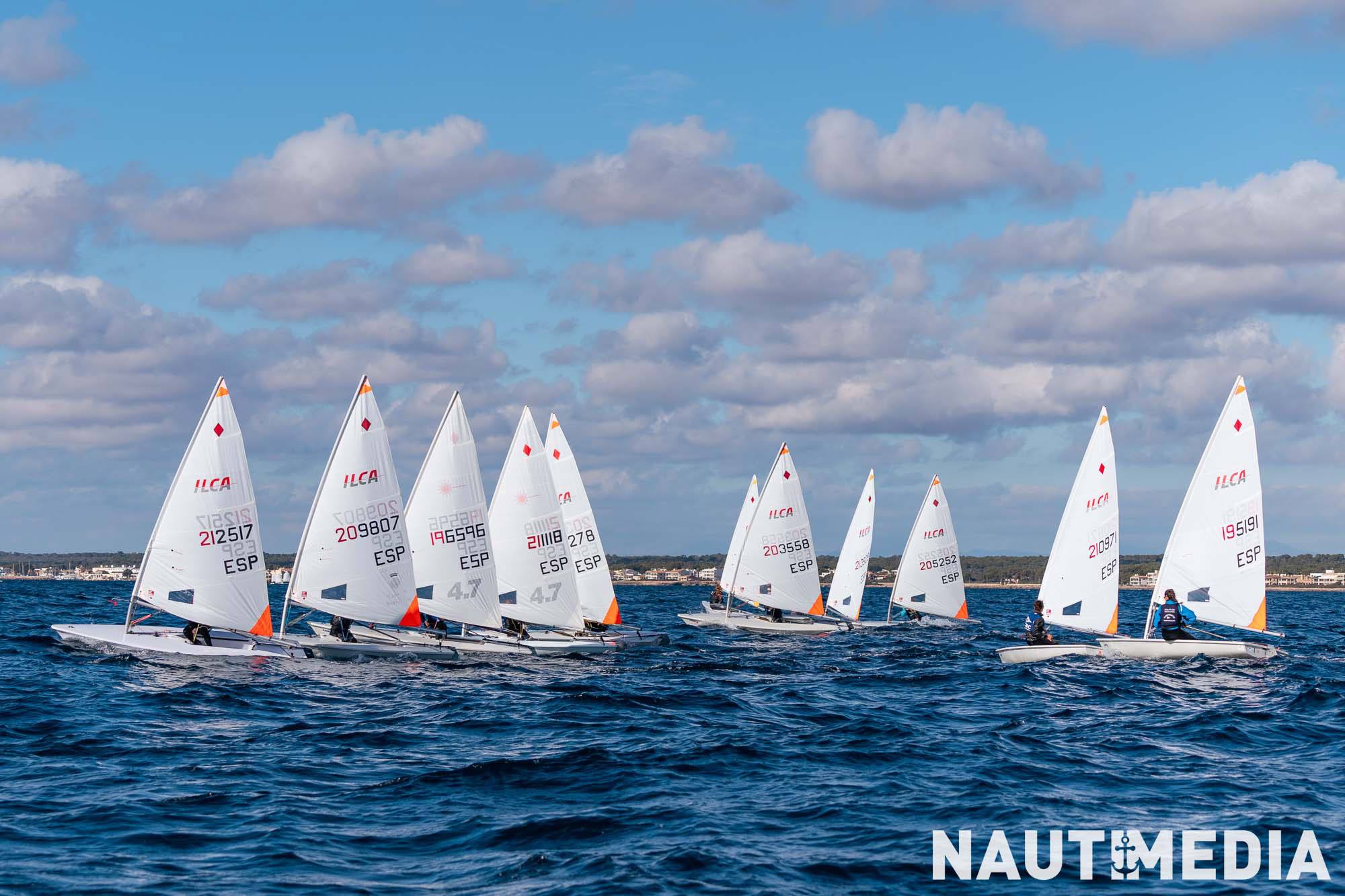 ACTUALIDAD náutica, noticias náuticas, club nàutic sa ràpita, campeonato de baleares, ILCA, ILCA 4, 