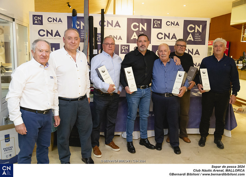 El CNA entrega sus trofeos de pesca de 2023