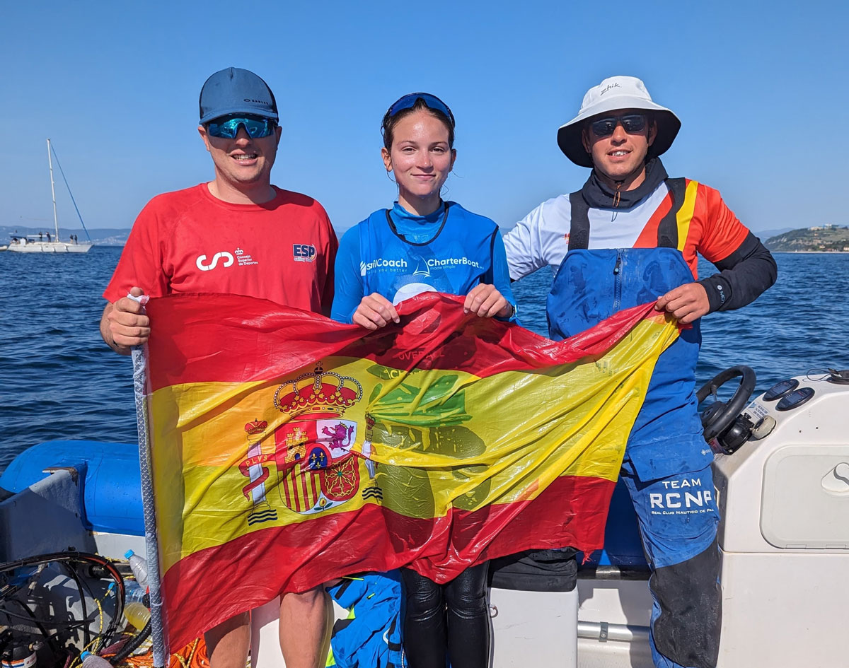 La regatista del Real Club Náutico de Palma, Gabriela Morell, nueva campeona de Europa de ILCA 4