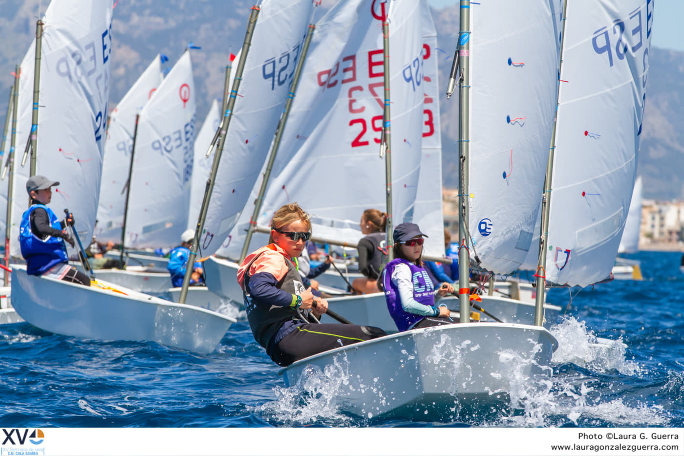 El regatista del CN Arenal, Lucas Montoya conquista el Optimist en la Setmana de vela de Cala Gamba