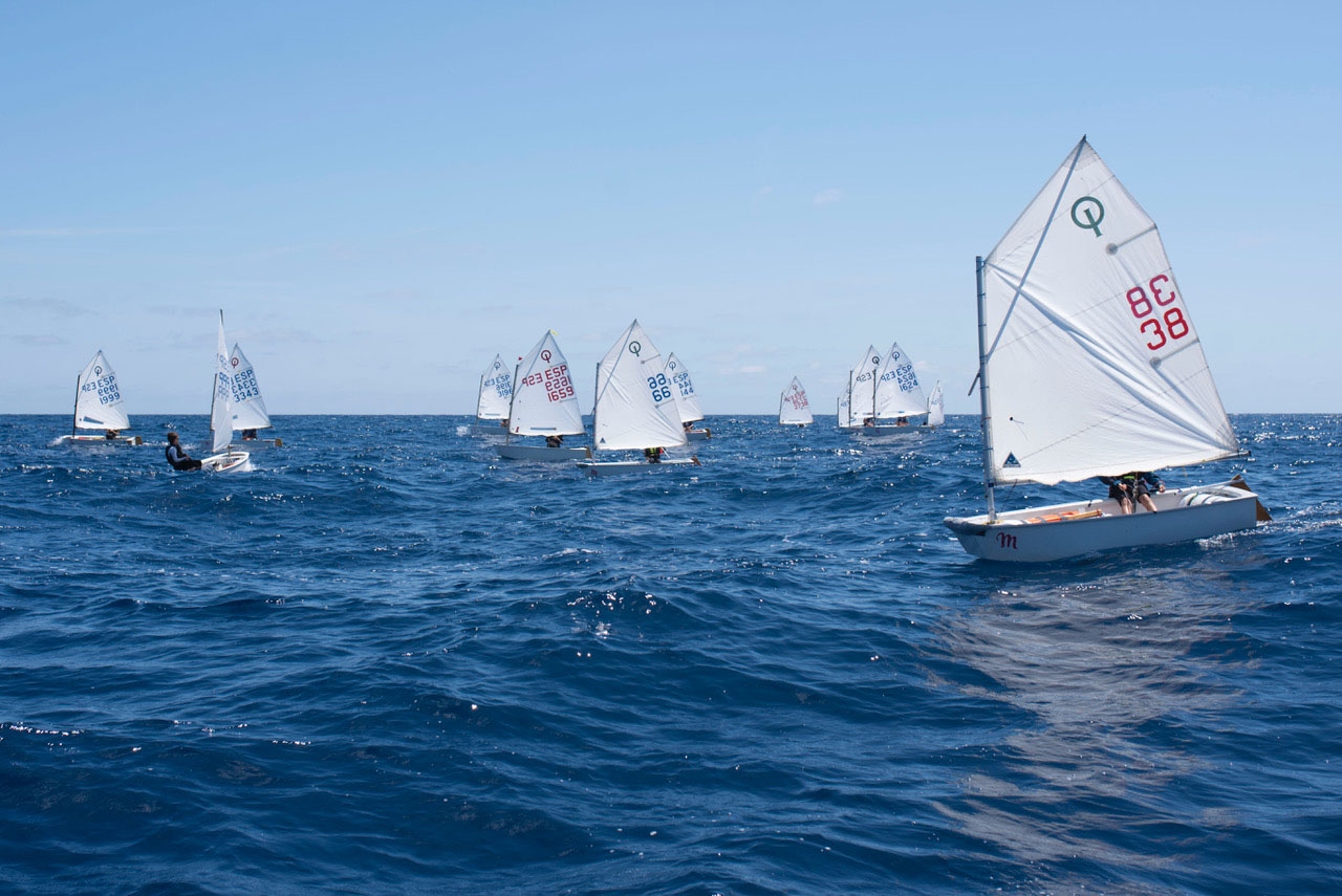 Actualidad Náutica, noticias náuticas, regata, optimist, optimist D, ILCA 4, ILCA 6, La menorquina, 