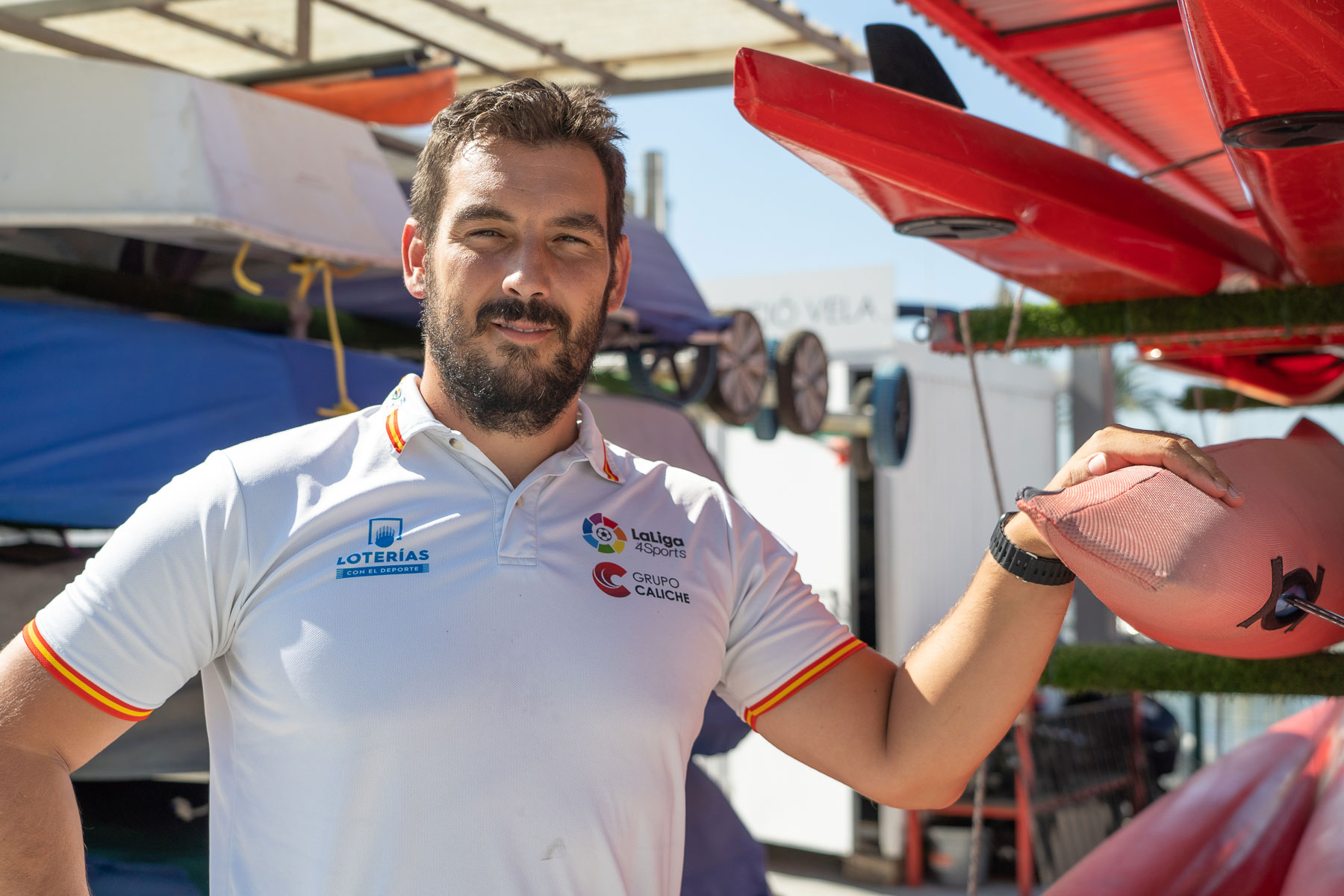 Omar Calzón se moja en Pasión por el Mar