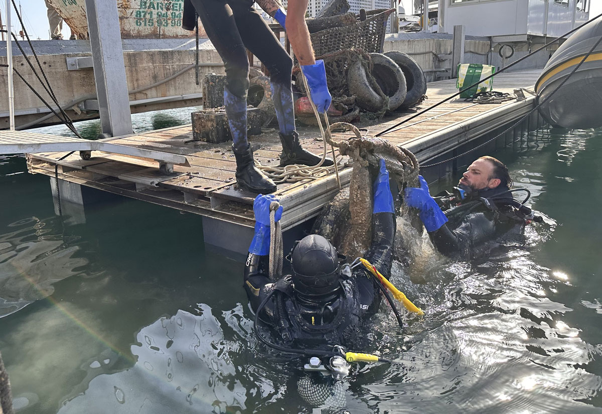 actualidad náutica, noticias náuticas, Marina Port de Mallorca, Marina Palma Cuarentena, recogida de