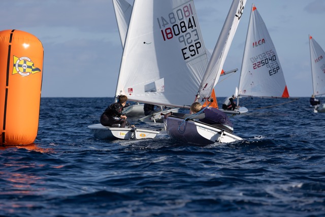 Llucía Salas and Nikko Palou win the Federation Cup ILCA 4 