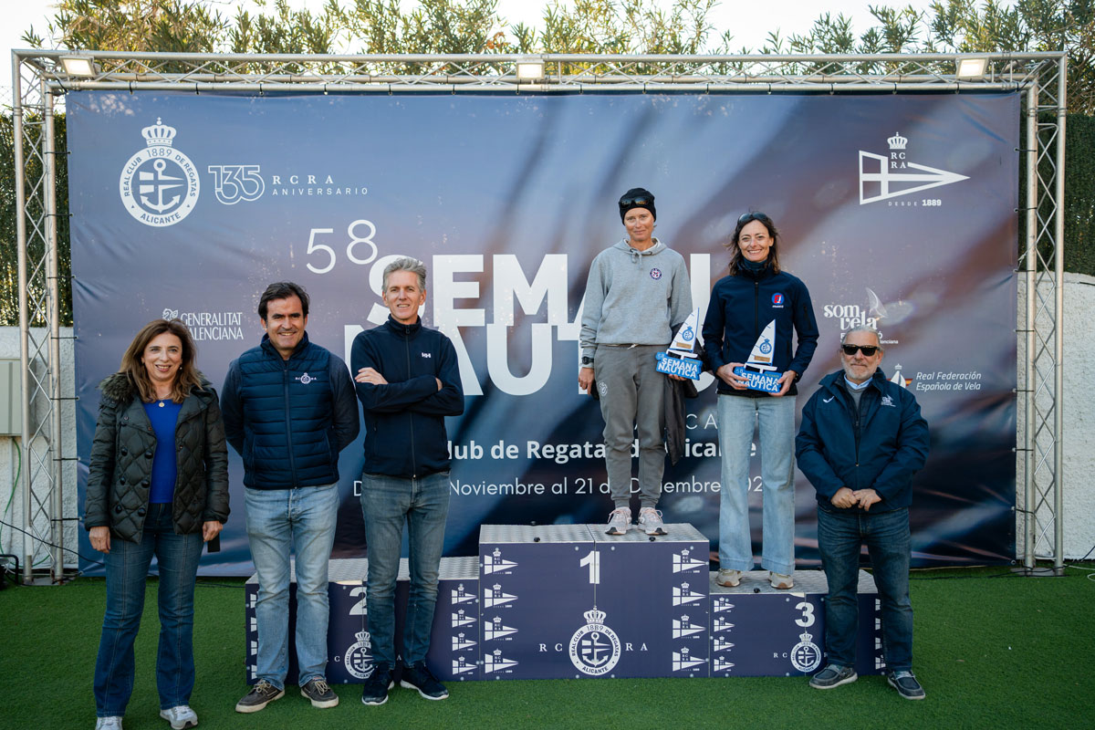 Anna Musatova, Champion of the Europa Class at the 58th Nautical Week of Alicante