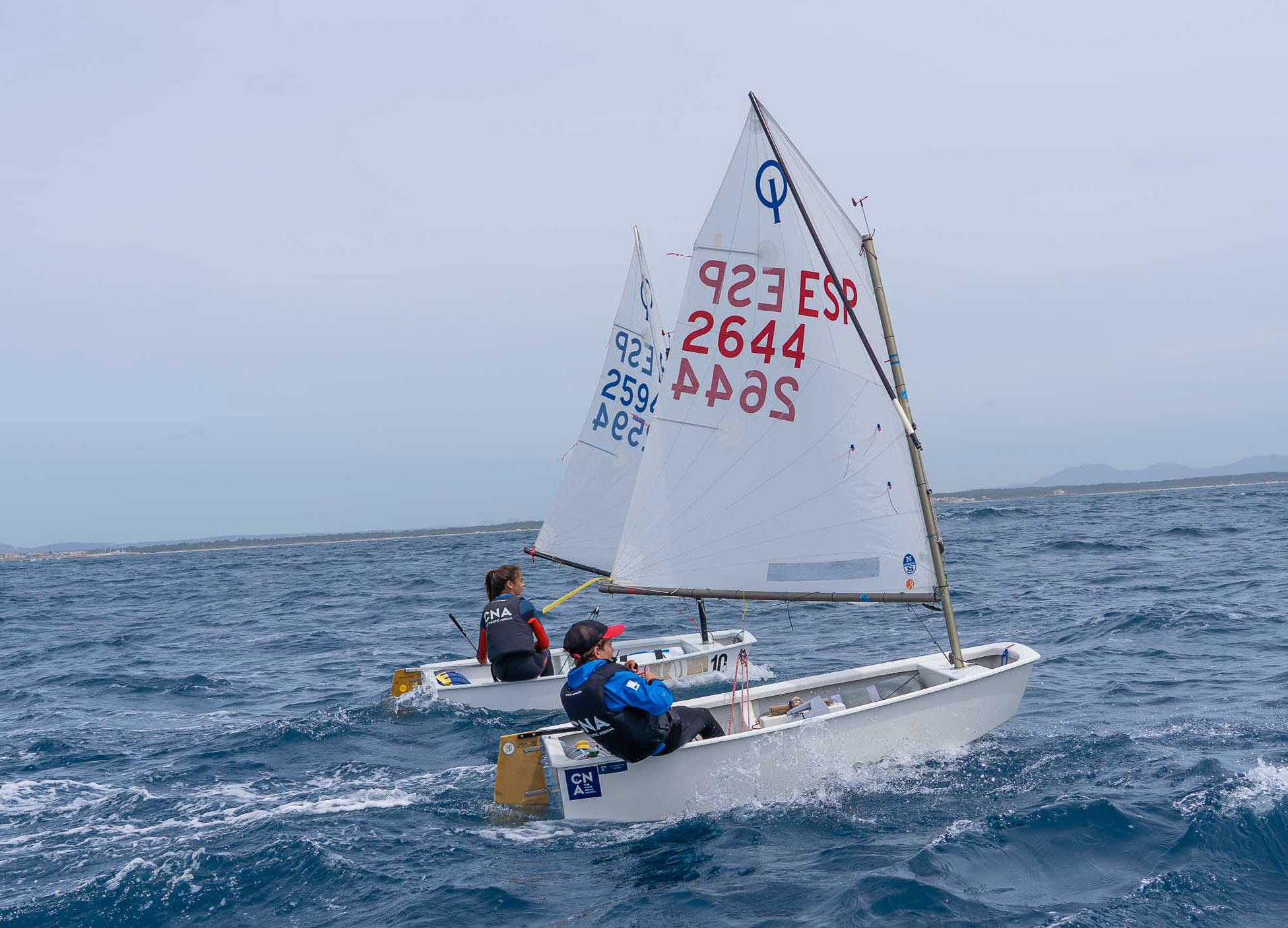 actualidad náutica, noticias náuticas, campeonato de españa, optimist, vela, regata, amalia coll, cl
